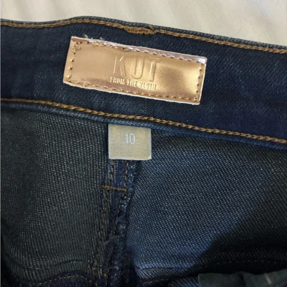 Kut From The Kloth Jeans Womens 10 Dark Rinse Charlize High Rise Cigarette Leg - Picture 2 of 9